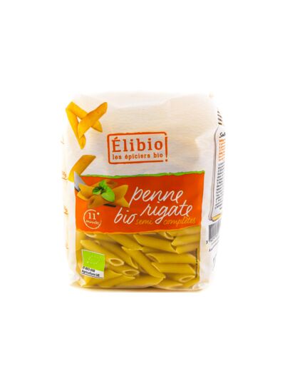 Pates Penne Rigate Semi-complets Bio 500g