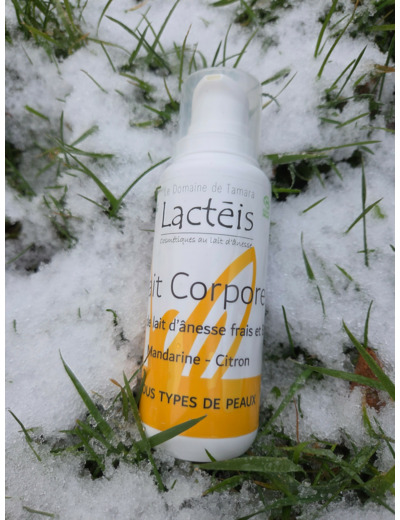Lait Corporel au lait d'ânesse mandarine citron