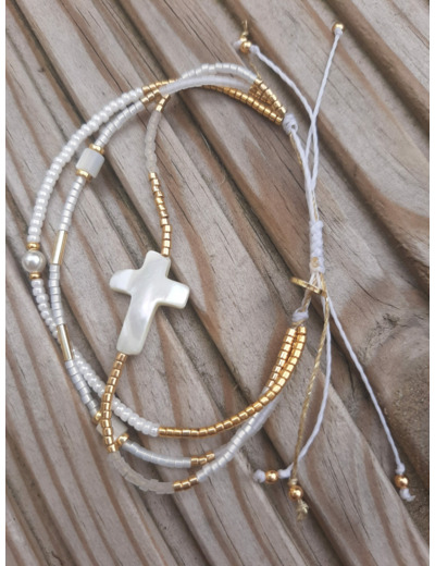 BRACELET P'TITS LIENS CROIX