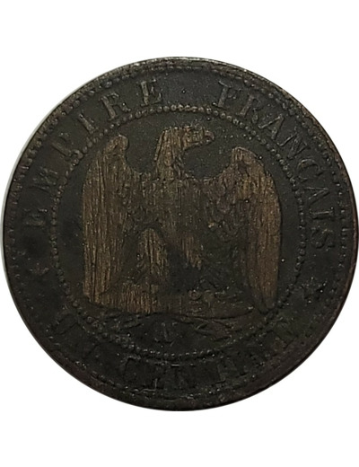 FRANCE 1 CENTIME NAPOLEON III 1854 A (Paris) TB (G86)