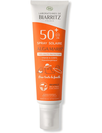 Solaire SPF50+ famille spray 150ml Alga maris