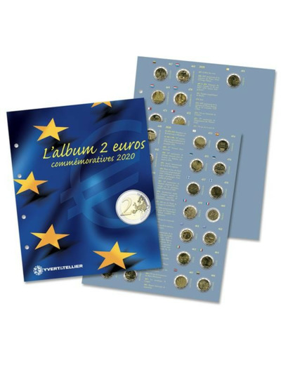 RECHARGE 2 EURO COMMEMORATIVES 2020 (YVERT)