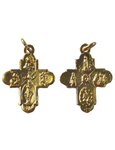 Croix en Métal Doré 3cm - MULTISAINTS