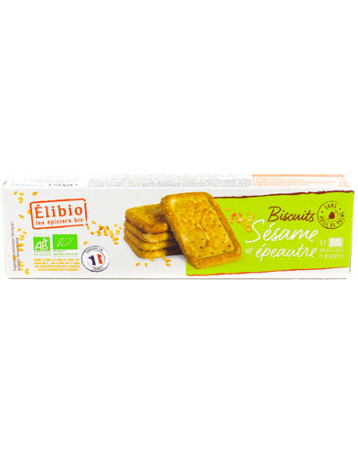 Biscuits Sésame et Epeautre Bio 150g