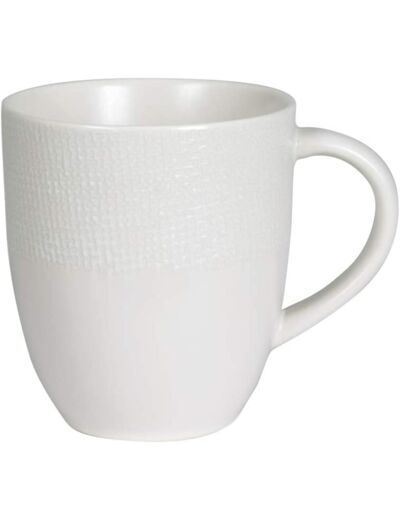 Mug à café ou thé - Vésuvio - blanc cassé - 30 cl