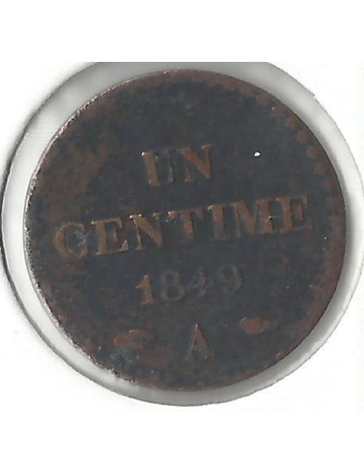 FRANCE 1 CENTIME DUPRE 1949 A TB