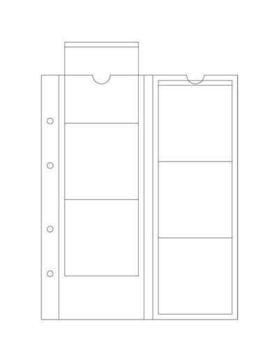 PAGES MONNAIES MEDAILLES OPTIMA M 6 Cases 316001