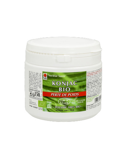 Konjac en poudre Bio-150 g-Vecteur santé