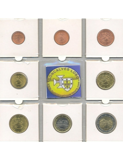 FINLANDE 2004 SERIE 8 MONNAIES SUP