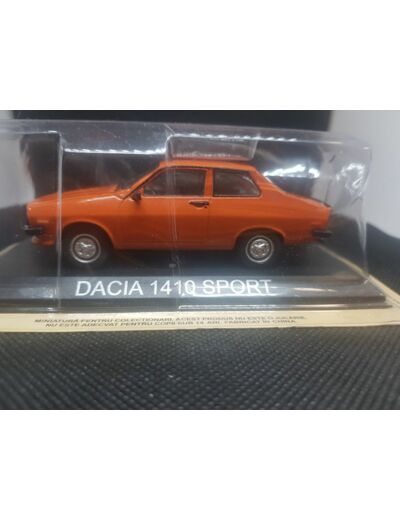 DACIA 1410 SPORT ORANGE 1/43 BOITE D'ORIGINE