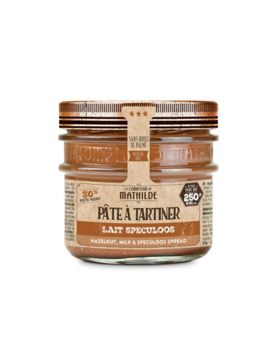 Pâte à tartiner Lait Noisette Spéculoos 250G