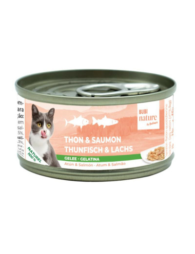 Bubi Nature, thon/saumon, gelée - 70g