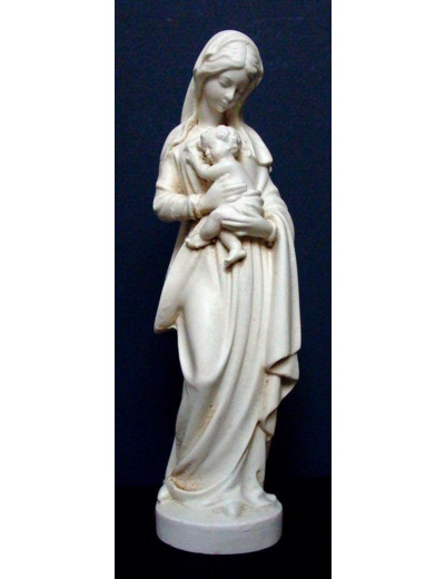 Vierge renaissance 16 cm résine TON IVOIRE