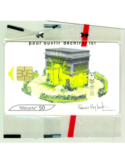 TELECARTE NSB 50 UNITE 10/00 ARC DE TRIOMPHE 1 F1091