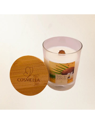 Bougie parfumée rechargeable - Noix de coco