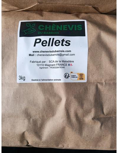 pellet de chenevis 3kg