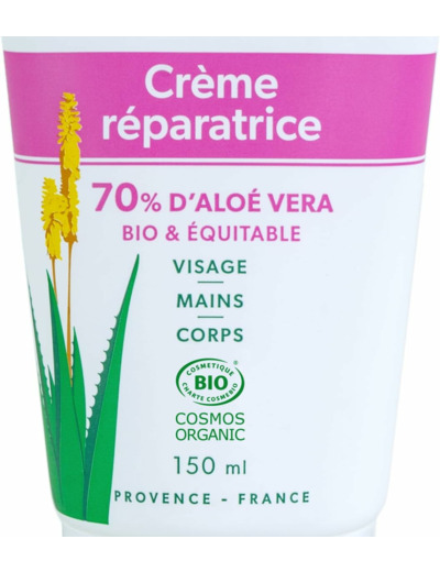 Creme reparatrice aloe vera 150ml Pur Aloe