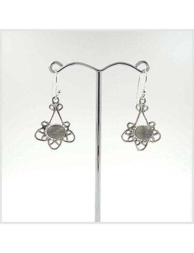 Boucles d'oreilles Labradorite