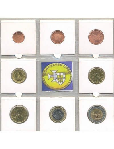 SLOVENIE 2007 SERIE 8 MONNAIES SUP-