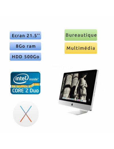 Apple iMac 21.5" A1311 (EMC 2308) 3.06GHz 8Go 500Go iMac10,1 - Unité Centrale