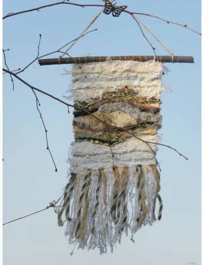 tissage mural végétalisé