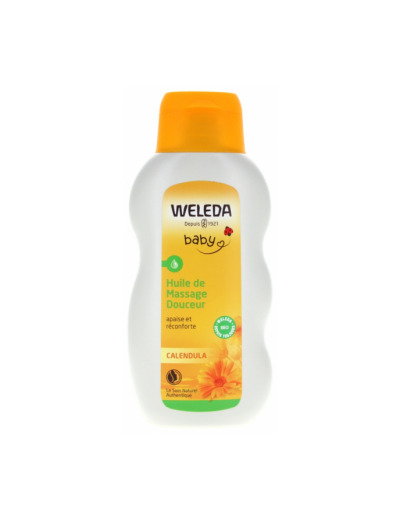 Huile de massage douceur bébé Calendula 200ml