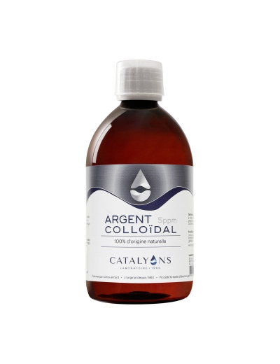 Oligo element ARGENT colloidal 5 PPM Catalyons 500 ml