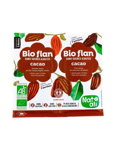 GÃ©lifiant Bio-Flan au Cacao Bio 2x11g