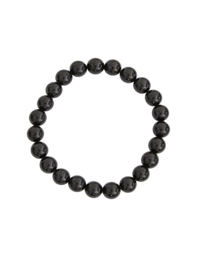 Bracelet en tourmaline noire 8 mm