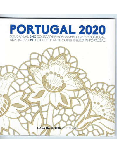 PORTUGAL 2020 SERIE 8 MONNAIES B.U