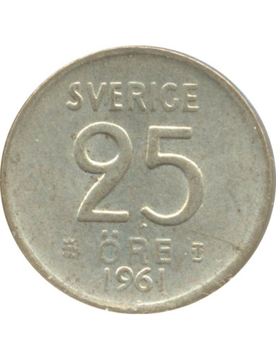 SUEDE 25 ORE 1961 TS TTB N1