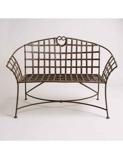 Banc jardin fer plein 130x57x83cm