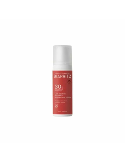 Lait Solaire Invisible SPF30 100ml – Laboratoires de Biarritz