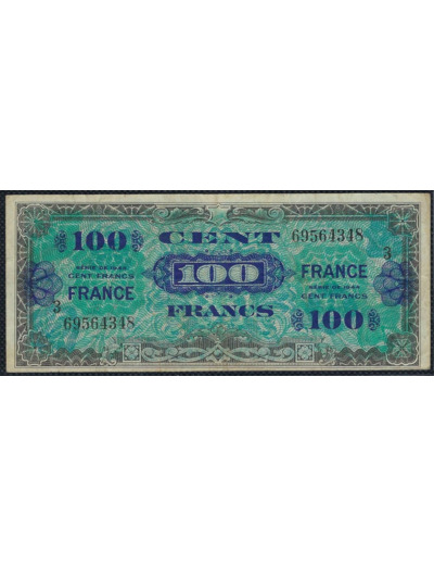 FRANCE 100 FRANCS FRANCE Type 1945 SERIE 3 TTB 348