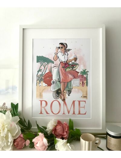 Rome - affiche, carte postale