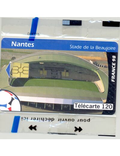 TELECARTE NSB 120 UNITES 06/98 NANTES STADE DE LA BEAUJOIRE F 878