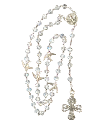 Chapelet des Louanges sur Chaine Argentée - Perles 6mm + Livret