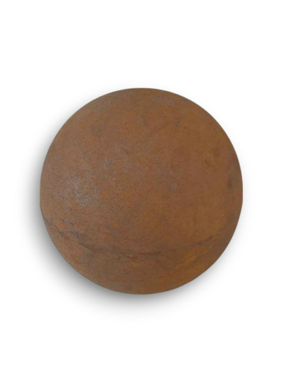 Grande sphére acier rouille 50cm