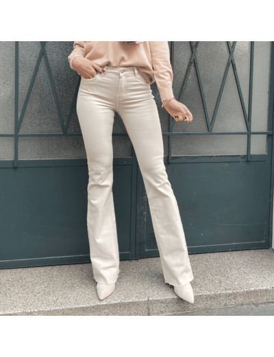 JEAN FLARE - beige