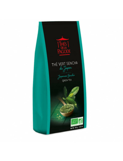 Thé vert Sencha Bio du Japon-100g-Thés de la Pagode