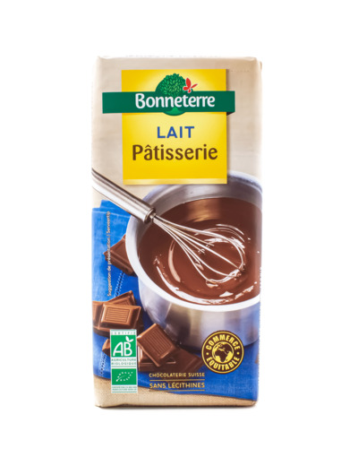 Tablette de Chocolat au Lait Pâtisserie Bio 200g