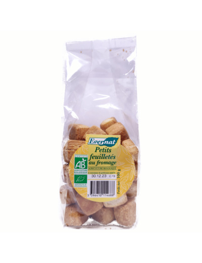 Petits Feuilletés Au Fromage Bio 100g