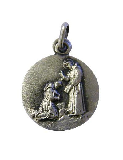Médaille 17mm en Argent 925 - ST FRANCOIS