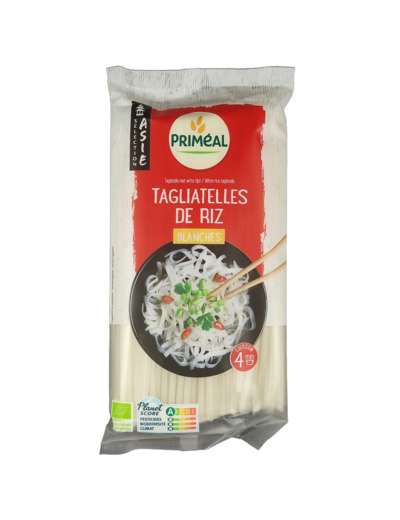 Tagliatelles de Riz Blanches 400g Bio