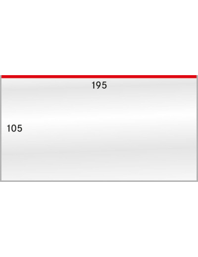 ETUIS PLASTIQUE 195 X 105 MM 886LP