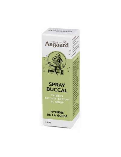 Spray buccal à la propolis Flacon verre spray buccal 15ml