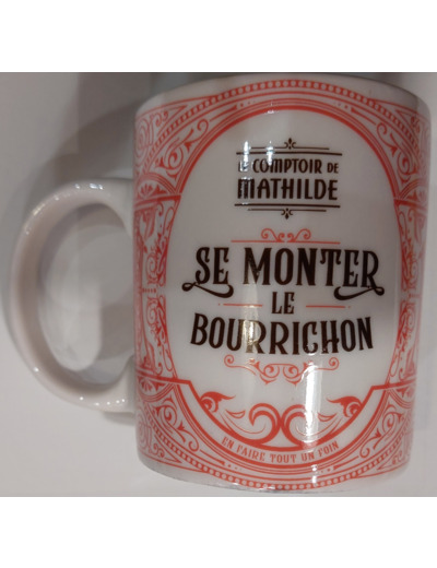 Mug Arabesque Rouge