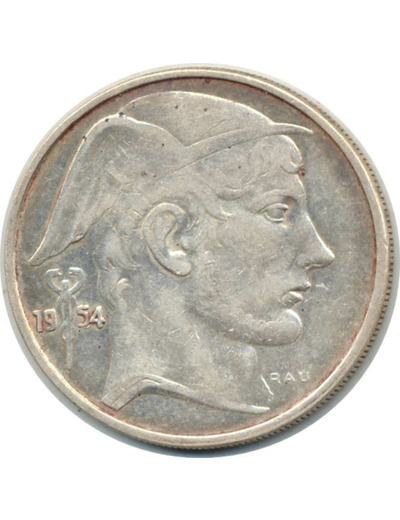 BELGIQUE 20 FRANCS 1954 FR TTB (W140.1)