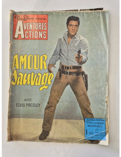 Elvis Presley Amour sauvage Cinéroman (1962) NOUS DEUX Bon Etat