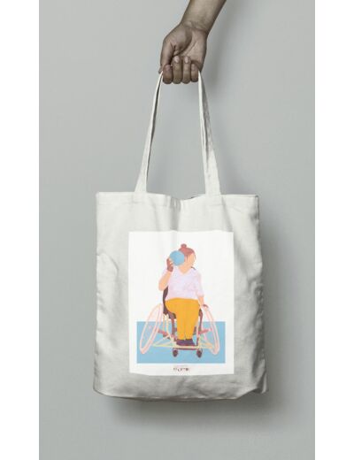 Tote bag ou sac handfauteuil " Handball femme "